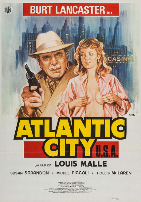 Atlantic City (1981)_2 Movie Film Poster Canvas iconic design