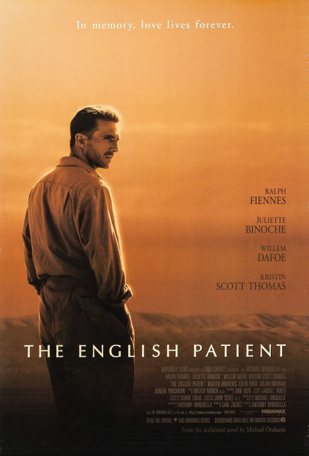 The English Patient (1996)_1 Poster Canvas Movie Film Print A0 A1 A2 A3 A4 A5 A6