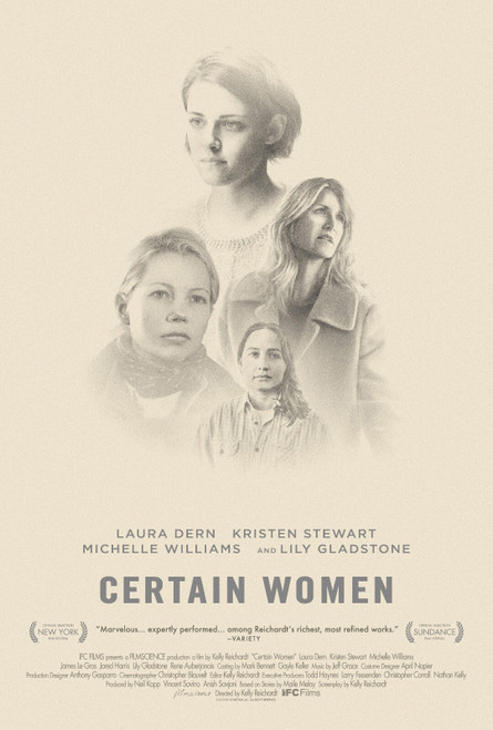 Certain Women (2016)_1 Movie Film Poster Canvas iconic design