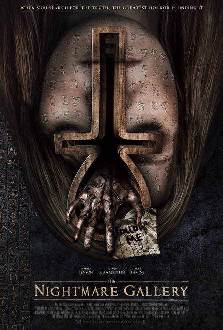 The Nightmare Gallery (2018)_1 Poster Canvas Movie Film Print A0 A1 A2 A3 A4 A5