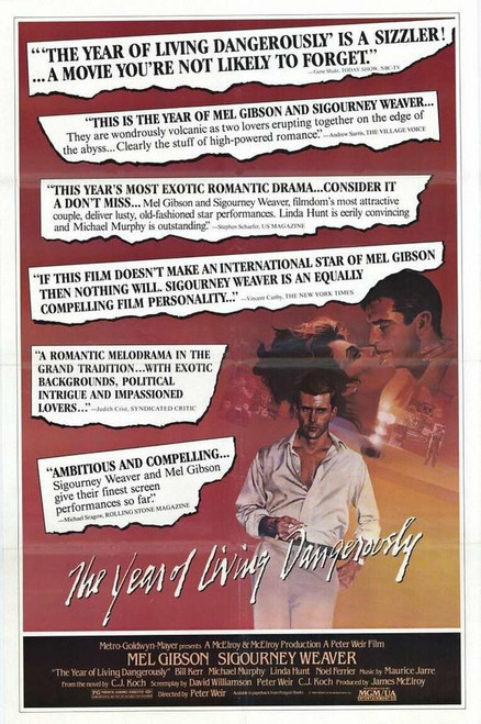 The Year of Living Dangerously (1982)_1 Poster Canvas Movie Film Print A0 A1 A2