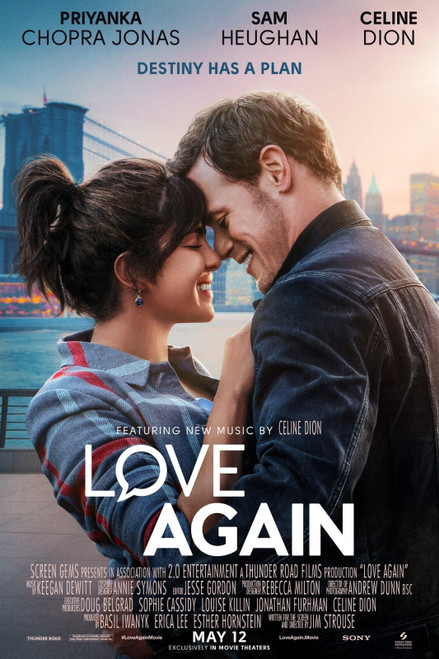 Love Again (2023)_1 Poster Canvas Movie Film Print A0 A1 A2 A3 A4 A5 A6 Art Wall