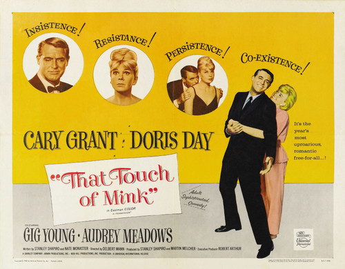 That Touch of Mink (1962)_3 Poster Canvas Movie Film Print A0 A1 A2 A3 A4 A5 A6