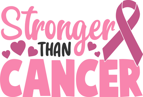 StrongerThanCancer Funny Poster Canvas Art Print A0 A1 A2 A3 A4 A5 A6 Art Wall D