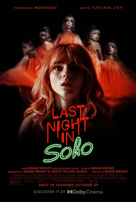Last Night in Soho (2021)_6 Poster Canvas Movie Film Print A0 A1 A2 A3 A4 A5 A6