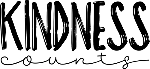 008 KindnessCounts distressed Funny Poster Design Canvas Motivation Print A0 A1