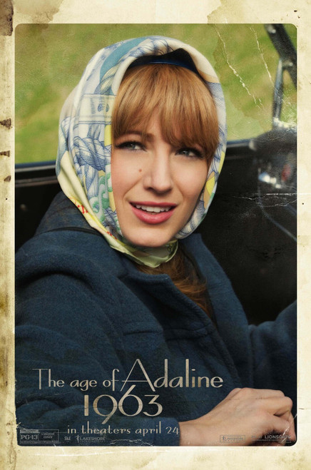 The Age of Adaline (2015)_6 Poster Canvas Movie Film Print A0 A1 A2 A3 A4 A5 A6