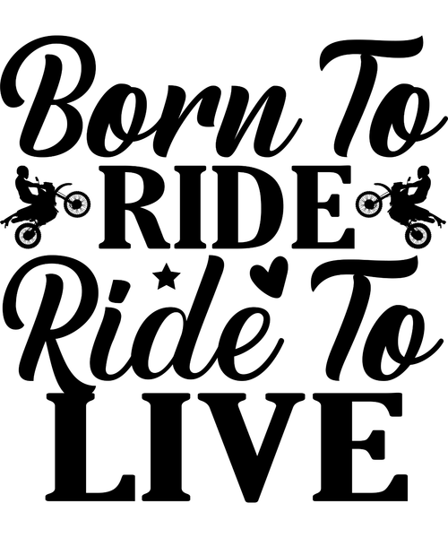 Born to ride ride to live-01 Poster Canvas Movie Film Print A0 A1 A2 A3 A4 A5 A6