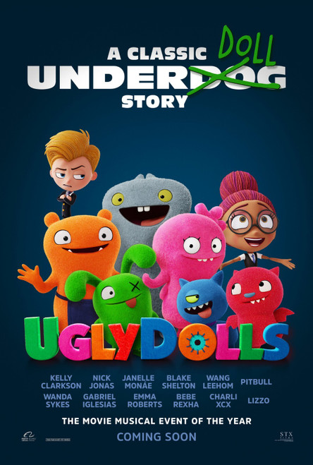 Ugly Dolls (2019)_9 Poster Canvas Movie Film Print A0 A1 A2 A3 A4 A5 A6 Art Wall