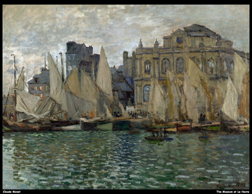 claude-monet---the-museum-at-le-havre_14025841564_o(1) Poster Canvas Movie Film