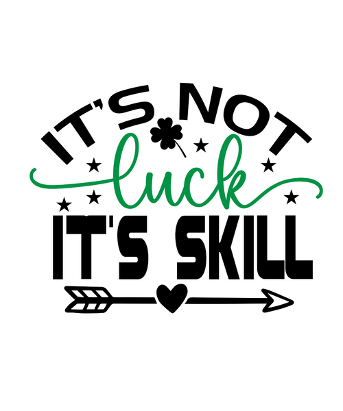 Its Not Luck Its Skill-01 Poster Canvas Movie Film Print A0 A1 A2 A3 A4 A5 A6 Ar