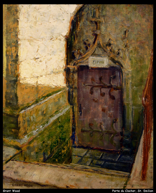 grant-wood--porte-du-clocher-st-emilion--jpb_15287049270_o(1) Poster Canvas Movi