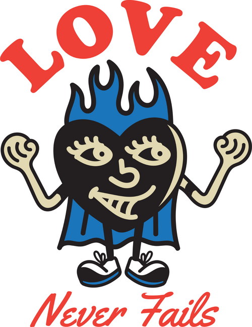 Love Never Fails Sarcastic Poster Canvas Print A0 A1 A2 A3 A4 A5 A6 Art Wall Dec