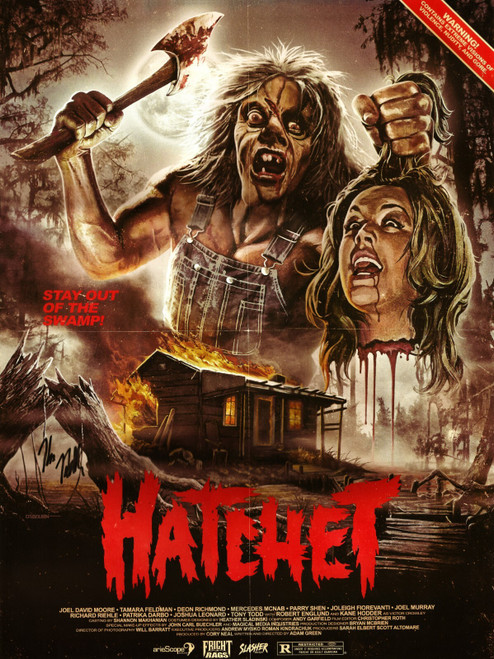 hatchet_2006_poster_02 Poster Canvas Movie Film Print A0 A1 A2 A3 A4 A5 A6 Art W