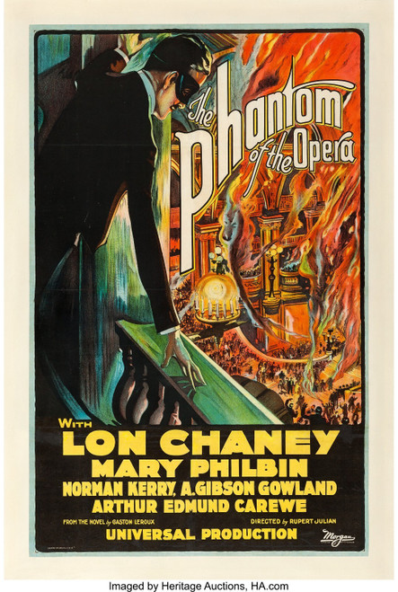 PHANTOM OF THE OPERA (1925) 2 Poster Canvas Movie Film Print A0 A1 A2 A3 A4 A5 A