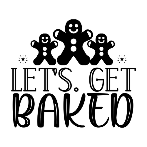 Let_s. get baked-01 Poster Canvas Movie Film Print A0 A1 A2 A3 A4 A5 A6 Art Wall
