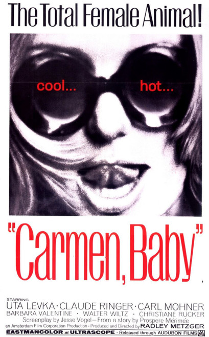 Carmen, Baby (1967)_0 Movie Film Poster Canvas iconic design