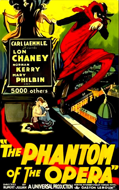 PHANTOM OF THE OPERA (1925) 3 (1) Poster Canvas Movie Film Print A0 A1 A2 A3 A4