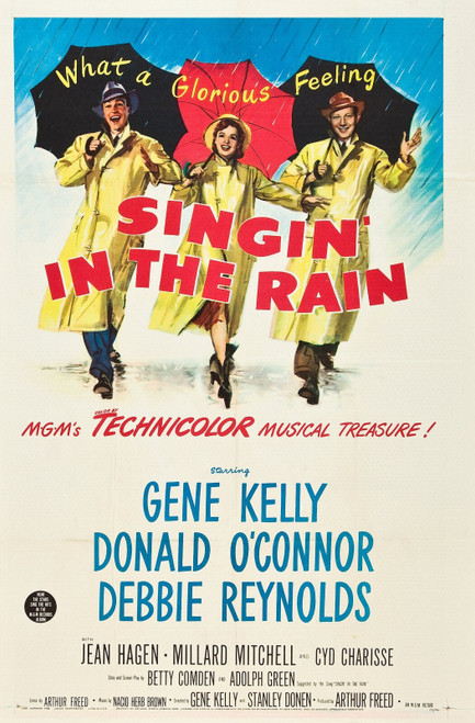 Singin in the rain Poster Canvas Movie Film Print A0 A1 A2 A3 A4 A5 A6 Art Wall