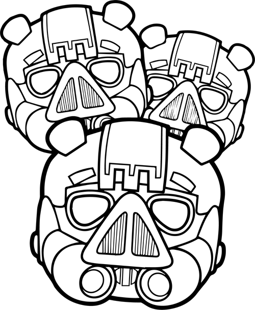 Stormtrooper bw (2) Funny Poster Canvas Art Print A0 A1 A2 A3 A4 A5 A6 Art Wall