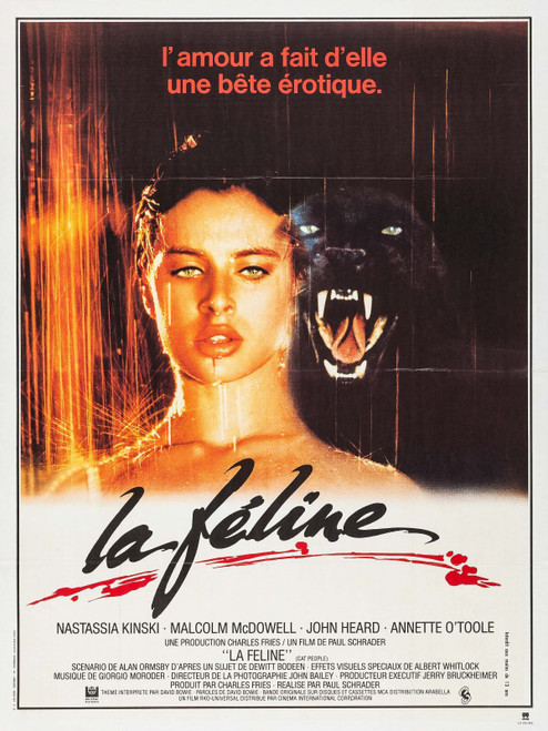Cat People (1982)_4 Movie Film Poster Canvas iconic design