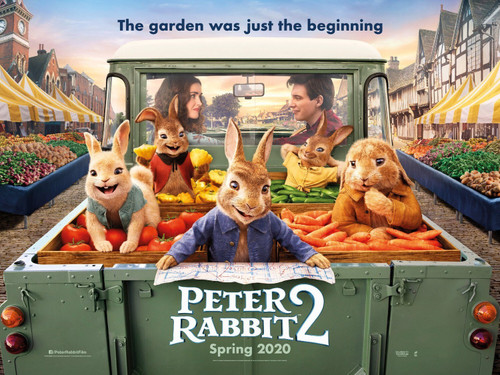 Petter-Rabbit-2-The-Runaway-Poster Poster Canvas Movie Film Print A0 A1 A2 A3 A4