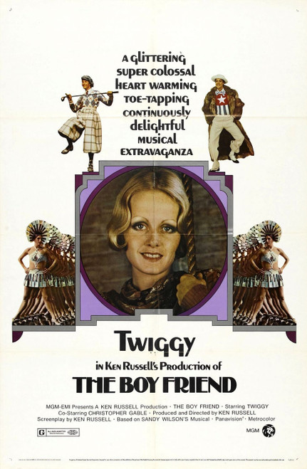The Boy Friend (1971)_1 Poster Canvas Movie Film Print A0 A1 A2 A3 A4 A5 A6 Art