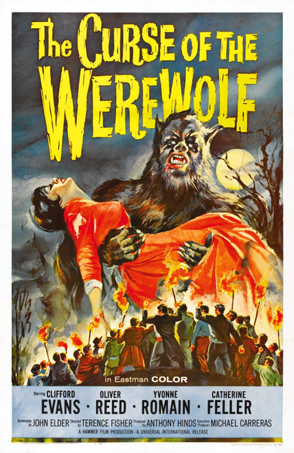 Curse Of Werewolf 01 Poster Canvas Print Art Painting Decor Reprint wall A0 A1 A