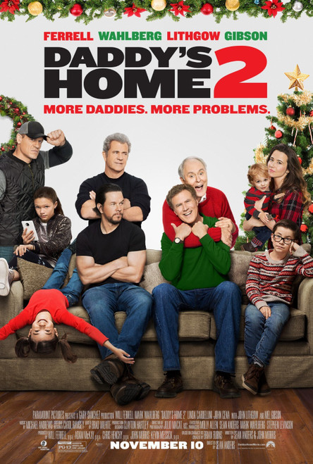 Daddy_s Home 2 (2017)_4 Movie Film Poster Canvas iconic design
