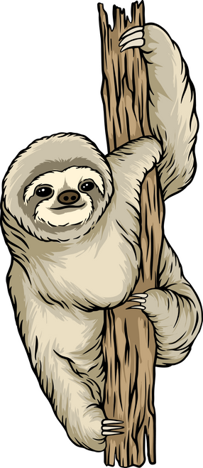 Sloth 1 Poster Canvas Movie Film Print A0 A1 A2 A3 A4 A5 A6 Art Wall Decoration