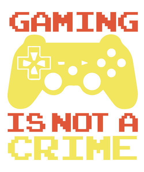 Gaming is not a crime-01 (2) Poster Canvas Movie Film Print A0 A1 A2 A3 A4 A5 A6