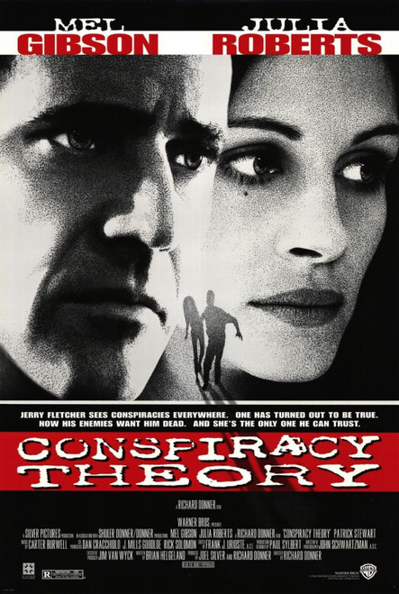 Conspiracy Theory (1997)_0 Movie Film Poster Canvas iconic design