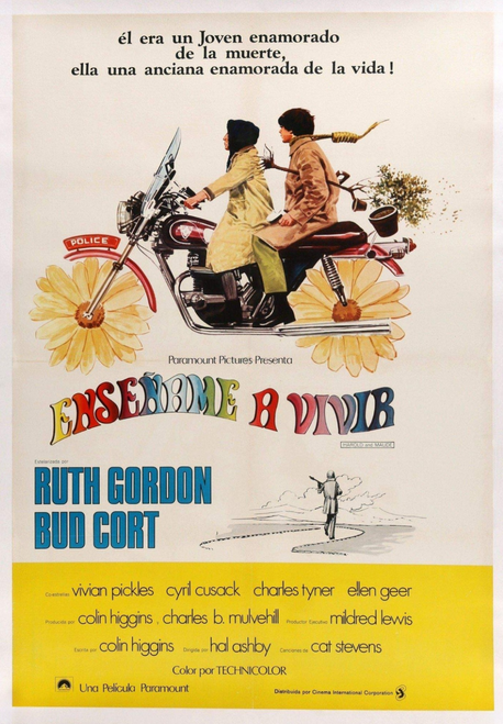 HAROLD AND MAUDE (1971) 7-fotor-bez ramki Poster Canvas Movie Film Print A0 A1 A