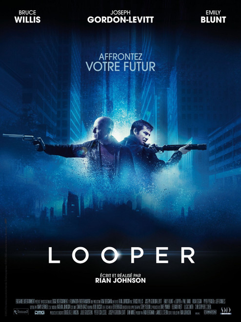 Looper (2012)_10 Poster Canvas Movie Film Print A0 A1 A2 A3 A4 A5 A6 Art Wall De