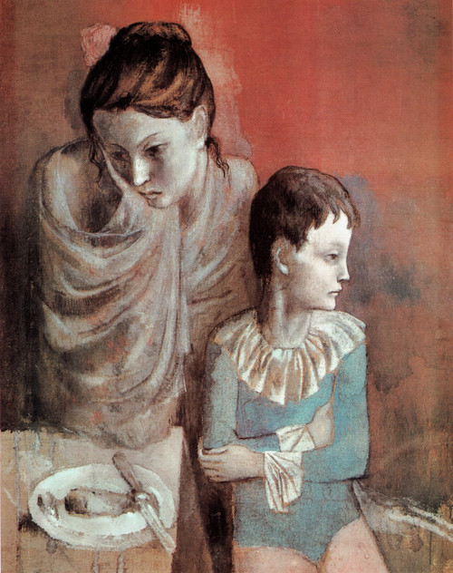 Pablo Picasso - Mother and Child 1905 Poster Canvas Movie Film Print A0 A1 A2 A3