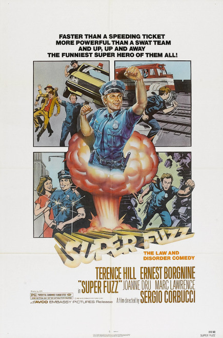 Super Fuzz (1981)_0 Poster Canvas Movie Film Print A0 A1 A2 A3 A4 A5 A6 Art Wall