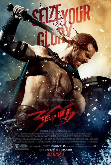 300_ Rise of an Empire (2014)_15 Movie Film Poster Canvas iconic design