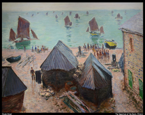 claude-monet---the-departure-of-the-boats-tretat--jpb_17384558455_o(1) Poster Ca