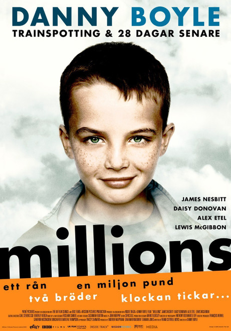 Millions (2005)_4 Poster Canvas Movie Film Print A0 A1 A2 A3 A4 A5 A6 Art Wall D