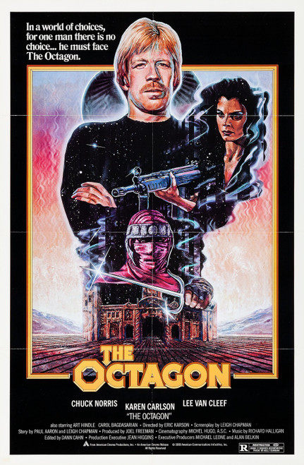 The Octagon (1980)_1 Poster Canvas Movie Film Print A0 A1 A2 A3 A4 A5 A6 Art Wal
