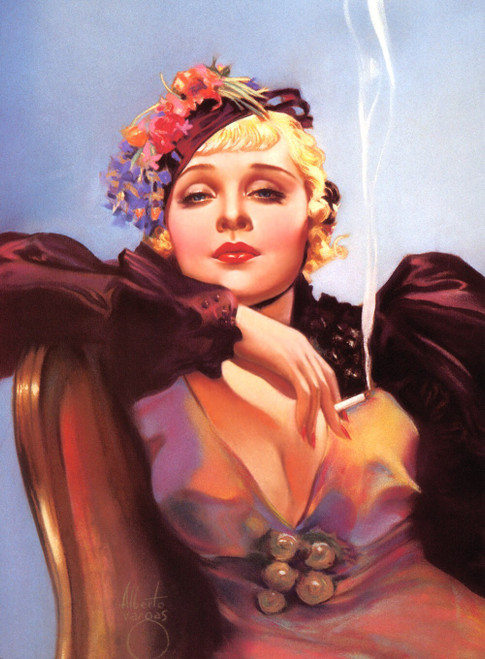 Alberto_Vargas_Pin-Up_Art_058 Art Gallery Poster Canvas Print Wall Decoration A0