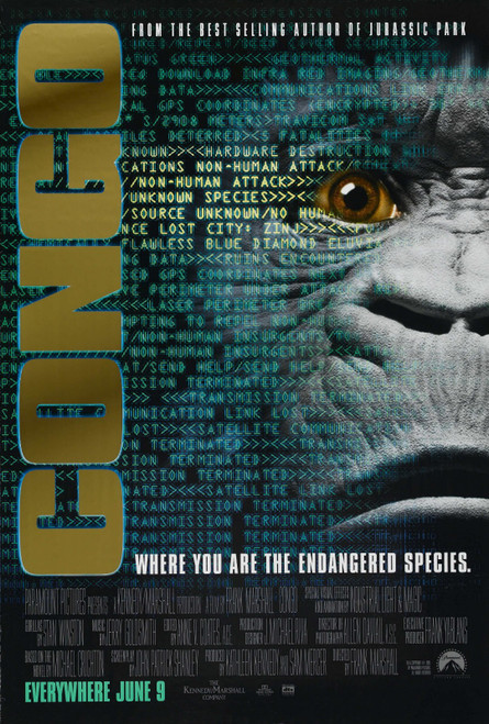 Congo (1995)_2 Movie Film Poster Canvas iconic design