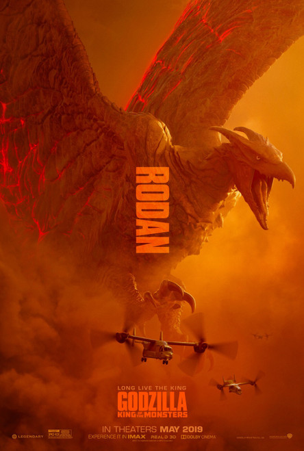 Godzilla King of the Monsters 5 Poster Canvas Movie Film Print A0 A1 A2 A3 A4 A5