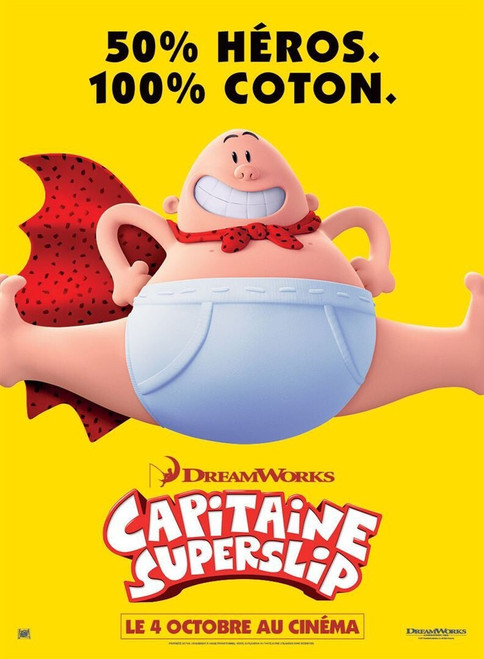 Captain Underpants (2017)_3 Movie Film Poster Canvas iconic design