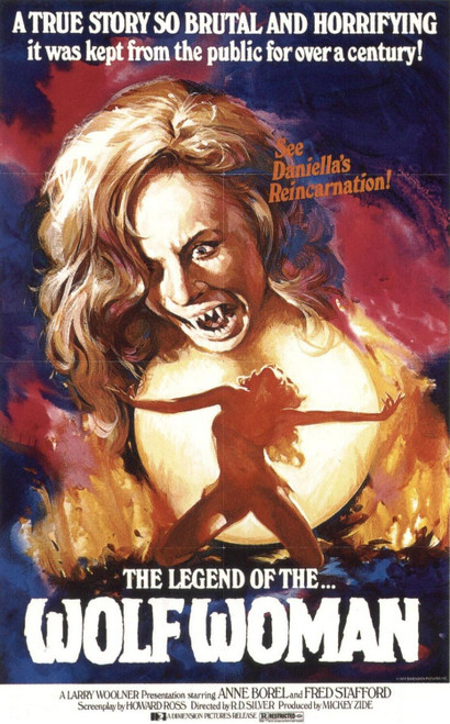 The Legend of the Wolf Woman (1977)_0 Poster Canvas Movie Film Print A0 A1 A2 A3