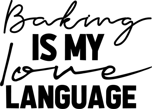 baking is my love language Poster Canvas Movie Film Print A0 A1 A2 A3 A4 A5 A6 A