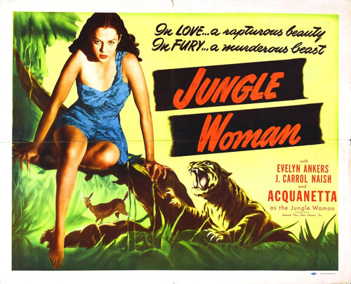 Jungle Woman Poster 04 Poster Canvas Movie Film Print A0 A1 A2 A3 A4 A5 A6 Art W