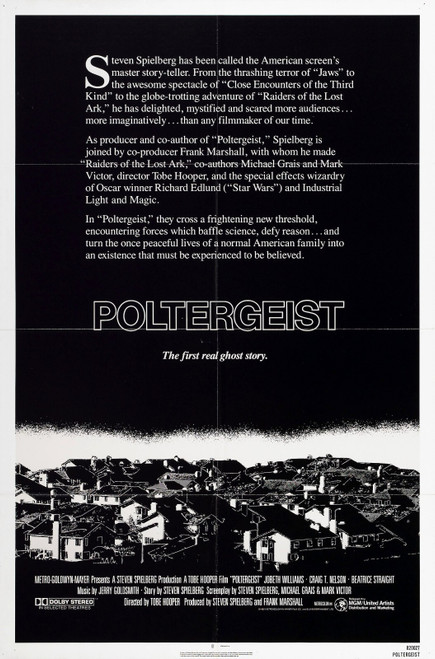 Poltergeist (1982)_3 Poster Canvas Movie Film Print A0 A1 A2 A3 A4 A5 A6 Art Wal