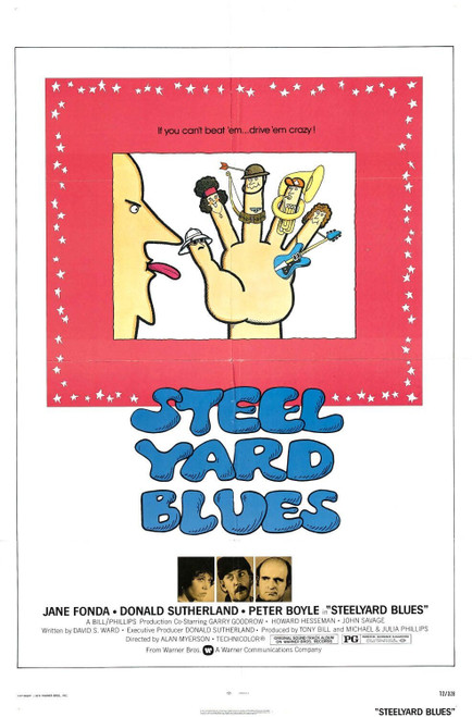 Steelyard Blues (1973)_0 Poster Canvas Movie Film Print A0 A1 A2 A3 A4 A5 A6 Art