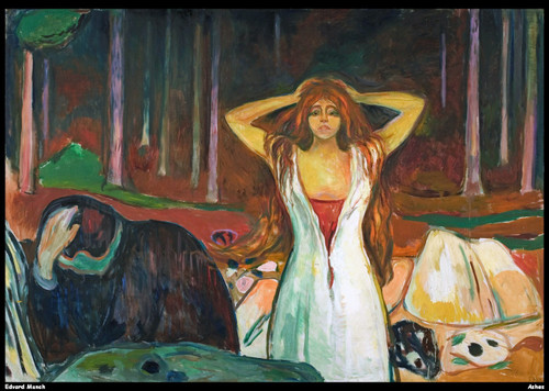 edvard-munch---ashes-1925_13836233495_o(1) Poster Canvas Print Art Painting Deco